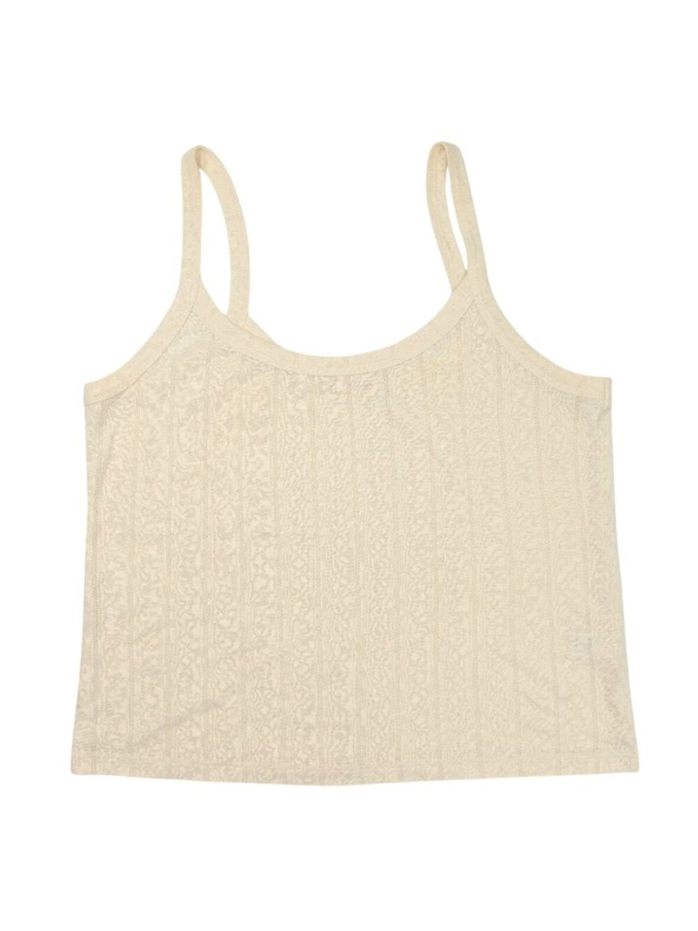 Marine Layer Lexi Pointelle Cami in Antique White